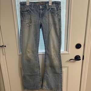 Womens Big Star Sweet Ultra Low Rise Jeans Size 31